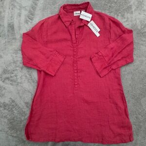 Chico's NWT Women's Blouse Size 1 Red BRAND NEW‎ Beautiful!
